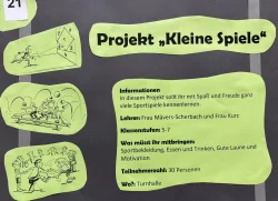 Projekt 21 "Kleine Sportspiele"