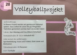 Projekt 20 "Volleyball"