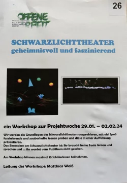 Projekt 26 "Schwarzlicht-Theater"